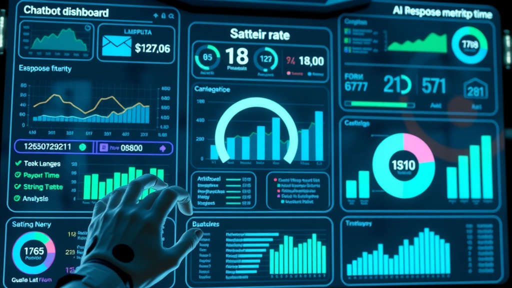 ai chat high-tech customer service chatbot performance dashboard metrics