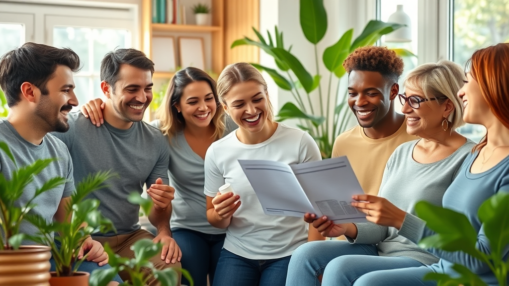 Diverse group enjoys science-backed natural health products for real wellness.