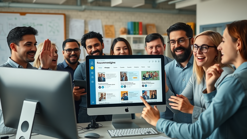 recommendation engine machine learning app small business digital transformation