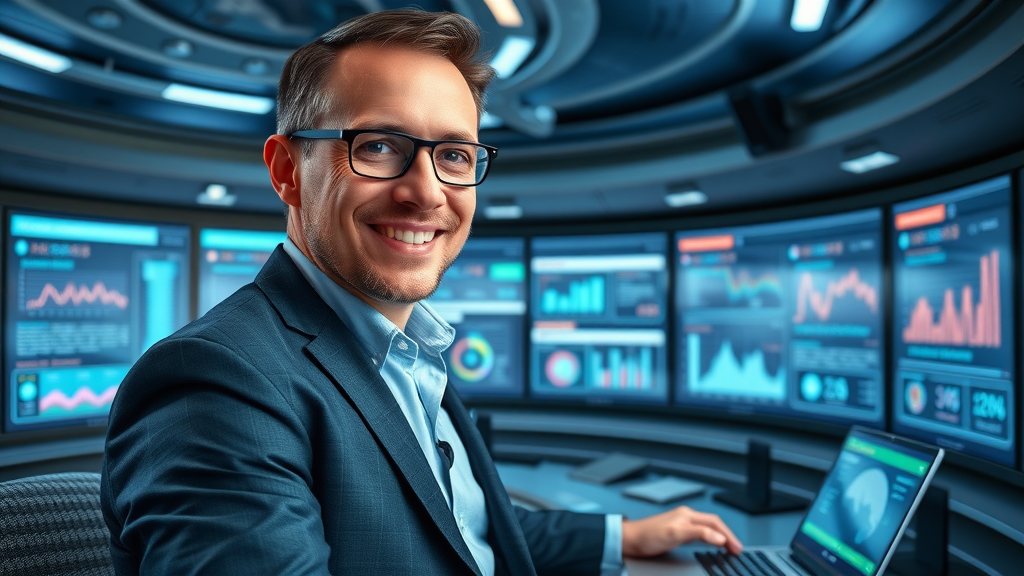 AI-powered sales manager orchestrating workflow with real-time notifications and predictive dashboards for sales optimization