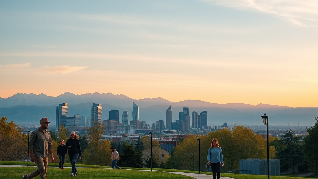 breathtaking panoramic view of Salt Lake City skyline at sunrise with the Wasatch mountain range and modern architecture – salt lake, utah